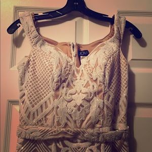 Timeless white Jovani gown for pageant